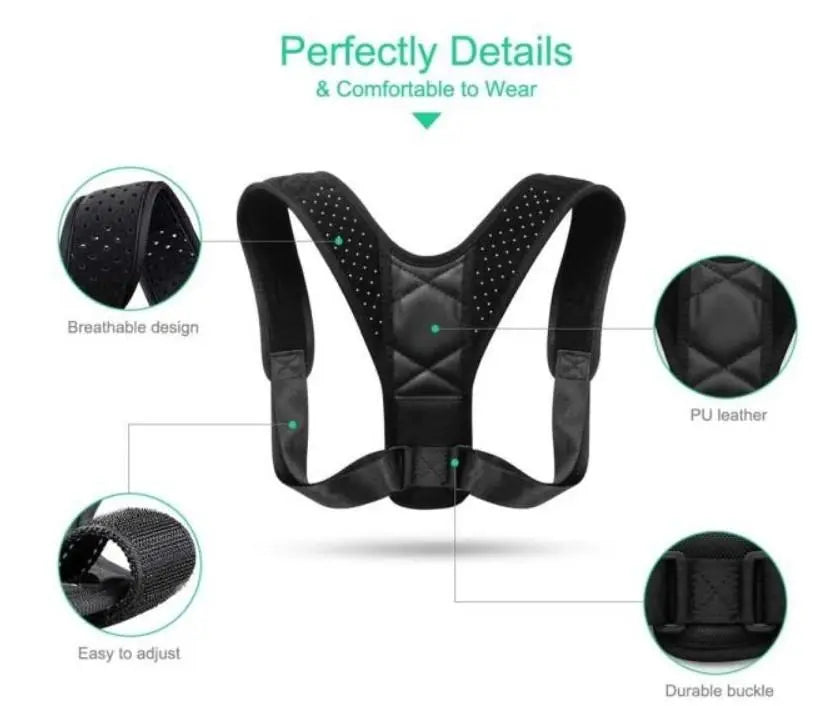 Unisex Adjustable Back Posture Corrector - Alvionz.de