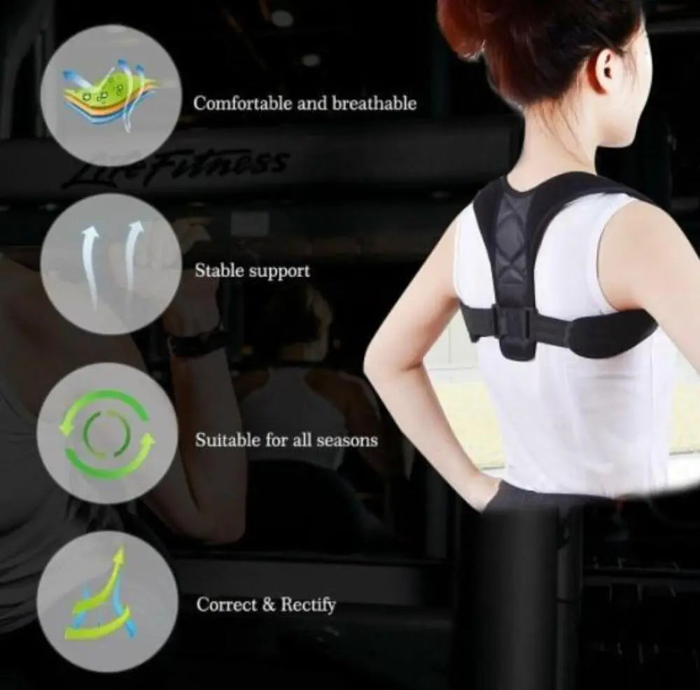 Unisex Adjustable Back Posture Corrector - Alvionz.de